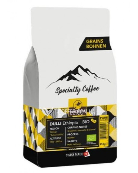 Кава LA SEMEUSE Dulli Ethiopia Bio зернова 250 г (7610244011248)