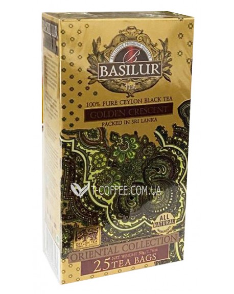 Чай BASILUR Golden Crescent Золотий Півмісяць - Східна 25 х 2 г (4792252923553)
