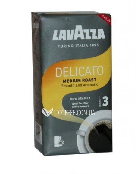 Кава LAVAZZA Delicato 100% Arabica мелена 500 г (8000070024670)