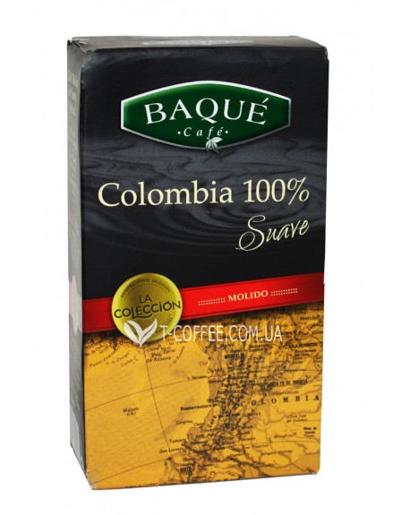 Кава CAFE BAQUE Colombia 100% Suave мелена 250 г (8410684954117)