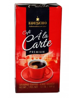 Кава EDUSCHO Cafe a la Carte Premium Strong мелена 500 г (40060670883422)