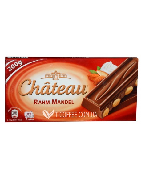 Шоколад CHATEAU Rahm Mandel Молочний Мигдаль 200 г (29090426)