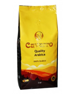 Кава CAVARRO Quality Arabica зернова 1 кг (4820235750060)