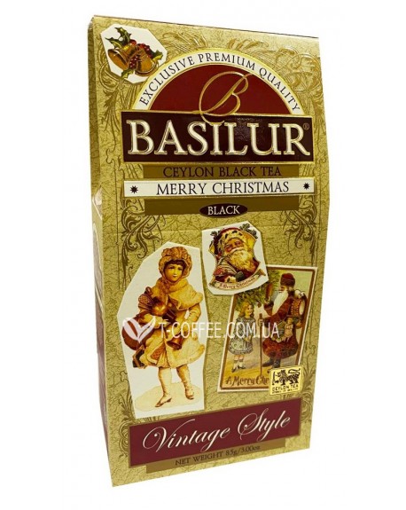 Чай BASILUR Merry Christmas Щасливе Різдво - Вінтаж 85 г к/п (4792252932814)