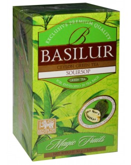 Чай BASILUR Soursop Саусеп - Чарівні Фрукти 25 х 1,5 г (4792252935587)