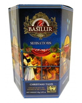 Чай BASILUR Christmas Tales Різдвяні Казки - Святкові Відчуття 85 г к/п (4792252943896)