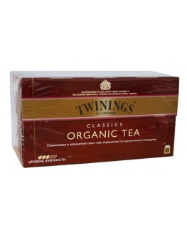 Чай TWININGS Classics ORGANIC TEA Чорний класичний Органік 25 х 2 г