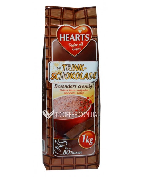 Гарячий шоколад HEARTS Trink Schokolade 1 кг (4021155108645)