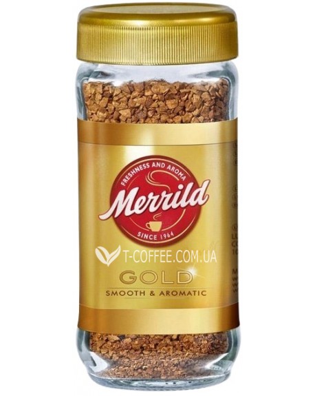 Кава Lavazza Merrild Gold розчинна 200 г скл. б. (8000070060913)