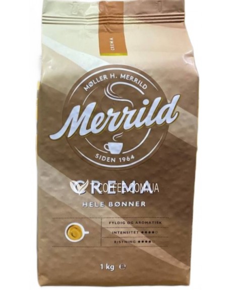 Кава LAVAZZA Merrild Crema зернова 1 кг (8000070022904)