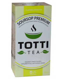 Чай TOTTI Soursop Premium Саусеп Преміум 25 x 2 г (8719325127065)
