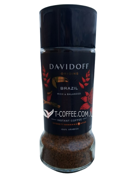 Кава DAVIDOFF Cafe Brazil розчинна 90 г скл. б. (4061445257769)
