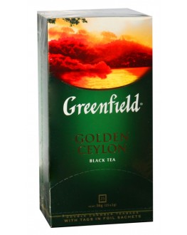 Чай GREENFIELD Golden Ceylon Цейлон 25 х 2 г (4823096801049)