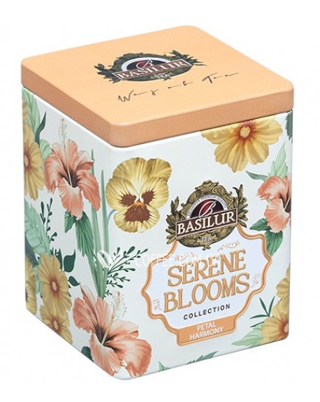 Чай BASILUR Serene Blooms Безтурботні квіти - Пелюсткова гармонія 75 г ж/б (4792252950924)