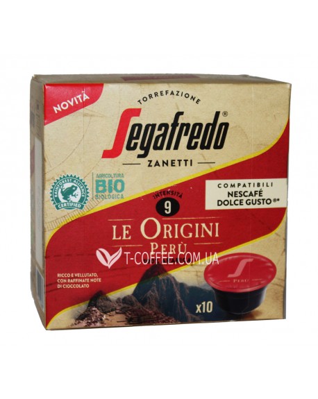 Кава SEGAFREDO Dolce Gusto Le Origini Peru в капсулах 10 х 7,5 г (8003410243687)