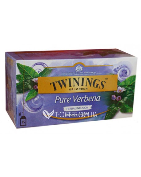 Чай TWININGS Pure Verbena Вербена 25 х 1.5 г (070177273330)