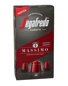 Кава SEGAFREDO Nespresso Massimo в капсулах 10 х 5,1 г (8003410243373)