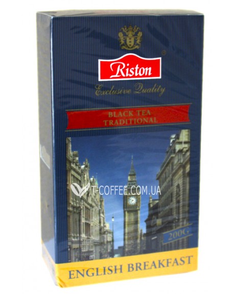 Чай RISTON English Breakfast Англійський Сніданок 200 г к/п (4792156003795)