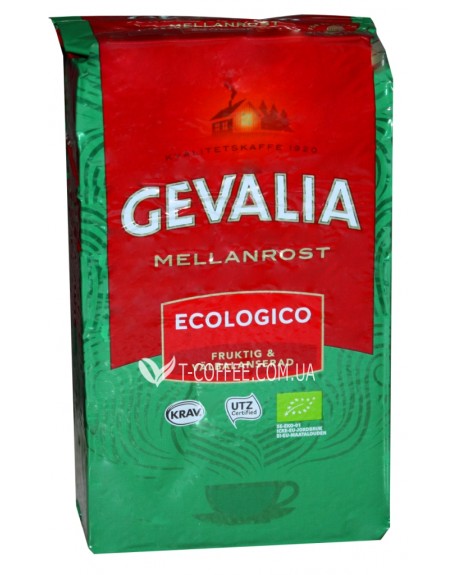 Кава GEVALIA Mellan Rost Ecologico мелена 450 г (8711000537411)
