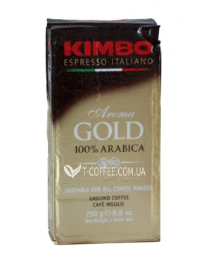 Кава KIMBO Aroma Gold 100% Arabica мелена 250 г (8002200102111) зображення