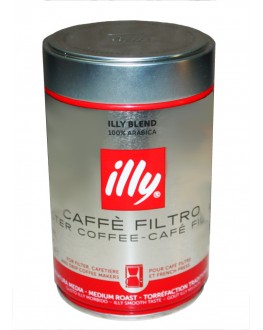 Кава ILLY Espresso Filtro для фільтр-кавоварок, френч-пресів мелена 250 г ж/б (8003753902630)