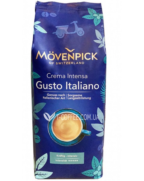 Кава MOVENPICK Gusto Italiano зернова 1 кг (4006581017815)