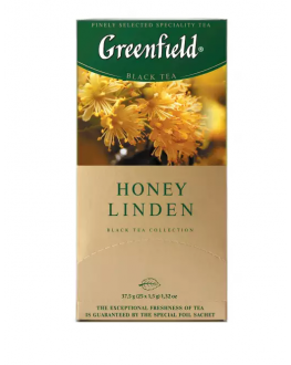 Чай GREENFIELD Honey Linden Мед Липа 25 х 1,5 г (4823096802367)