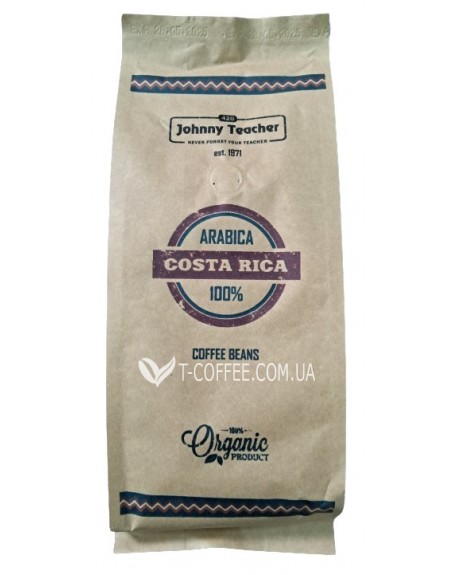 Кава JOHNNY TEACHER Monoarabica Costa Rica зернова 453 г (4820211002015)