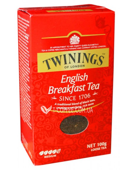 Чай TWININGS English Breakfast Англійський Сніданок 100 г к/п