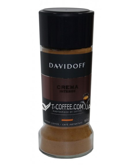 Кава DAVIDOFF Crema Intense розчинна 90 г скл. б. (4046234972986)