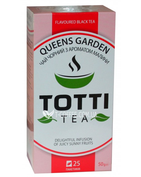 Чай TOTTI Queens Garden Королівський Сад 25 x 2 г (8719189233261)