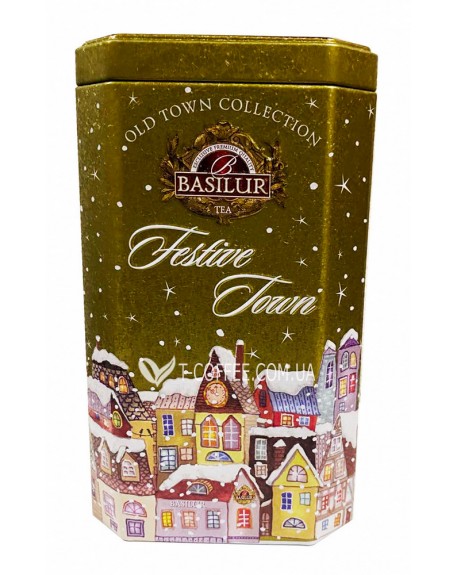 Чай BASILUR Festive Town Святкове Містечко - Старовинне Містечко 75 г ж/б (4792252941120)