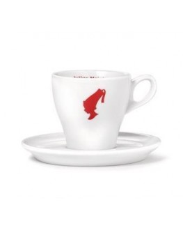 Чашка з блюдцем JULIUS MEINL Джамбо порцелянова біла 190 мл