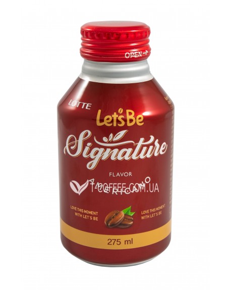 Напій LOTTE Let`s Be Signature Americano кавовий 275 мл