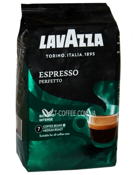 Кава LAVAZZA Espresso Perfetto зернова 1 кг (8000070027350)
