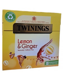 Чай TWININGS Lemo & Ginger Лимон та Імбир 80 х 1,5 г (070177270322)