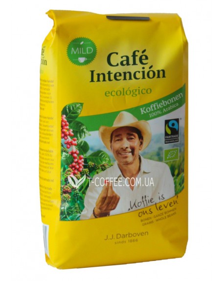 Кава JJ DARBOVEN Cafe Intencion Ecologico Mild 100% Arabica зернова 500 г (4006581020761)
