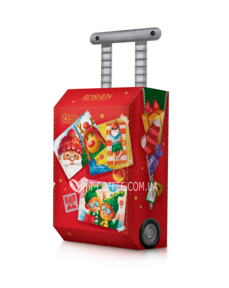 Новорічний подарунок ROSHEN №15 Новорічна Валіза 2022 648 г (4823077635281)