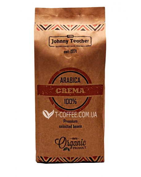 Кава JOHNNY TEACHER Crema зернова 1 кг (4820211000011)