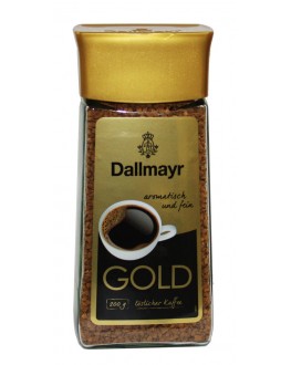 Кава DALLMAYR Gold розчинна 200 г скл. б. (4008167270508)
