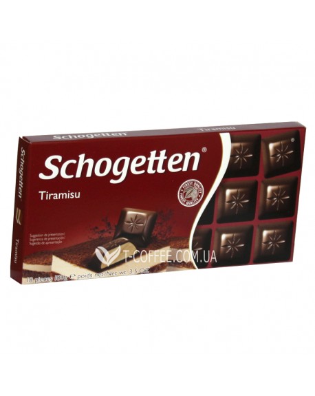 Шоколад SCHOGETTEN Tiramisu Молочний Тірамісу 100 г