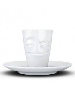 Чашка с блюдцем TASSEN Espresso Проказник фарфоровая 80 мл