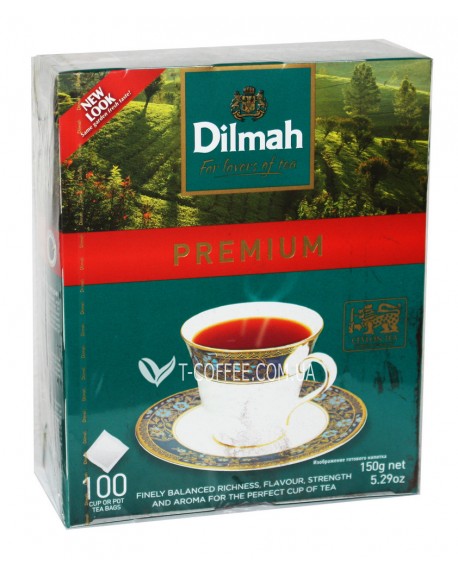 Чай DILMAH Premium Преміум 100 x 1,5 г (931263122657)
