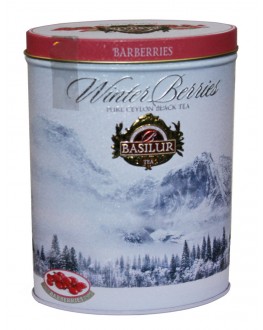 Чай BASILUR Barberries Барбарис - Зимові Ягоди 100 г ж/б (4792252938762)