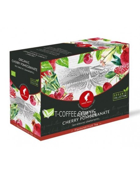Чай JULIUS MEINL Bio Cherry Pomegranate Вишня Гранат 20 x 4 г (9000403918583)