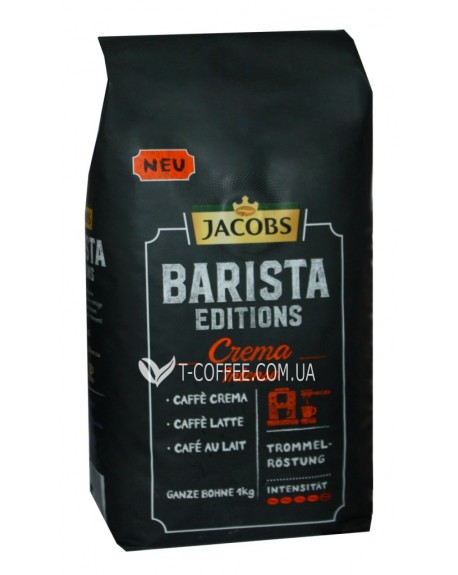 Кава JACOBS Barista Editions Crema Intense зернова 1 кг (8711000415399)