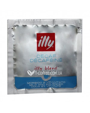 Кава ILLY Decaf в монодозах (чалдах, таблетках) без кофеїну 200 х 7,3 г (8003753129945)