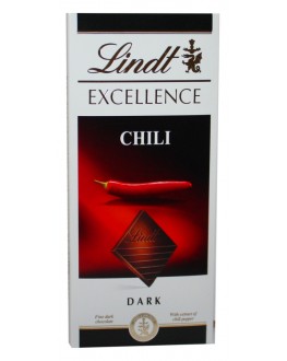 Шоколад LINDT Excellence Dark Chocolate Chili Чорний Чилі 100 г (7610400070577)