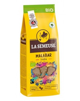Кава LA SEMEUSE Malabar India Bio зернова 500 г (7610244012153)