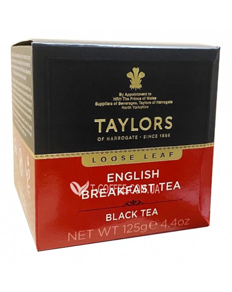 Чай TAYLORS English Breakfast Tea Англійський Сніданок 125 г к/п (615357119703)